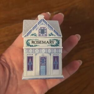 LENOX SPICE VILLAGE Vintage 1989 Rosemary Spice Jar Never Used